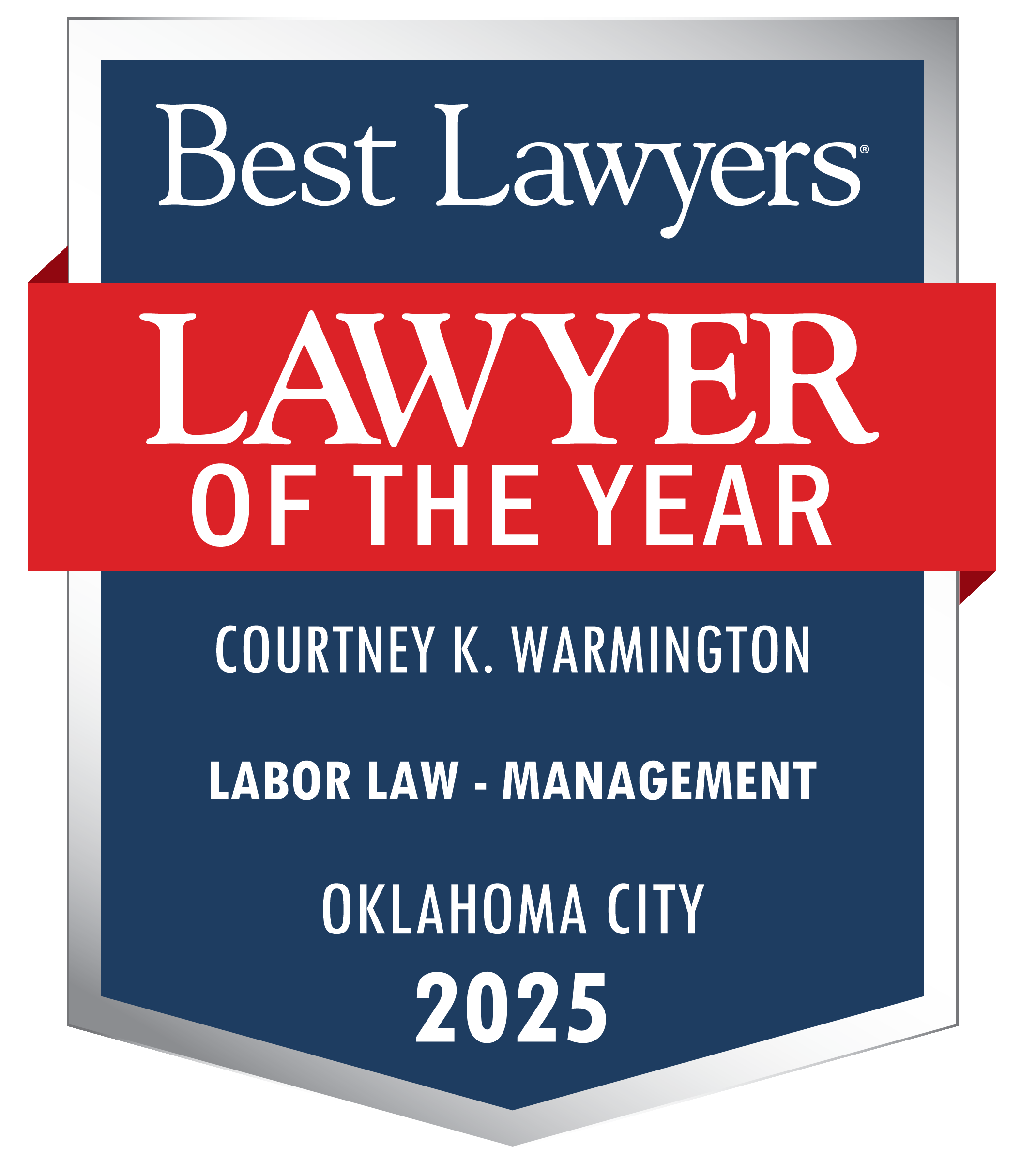 Best Lawyers - 'Lawyer of the Year' Contemporary Logo