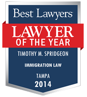 Lawyer of the Year Badge - 2014 - Immigration Law