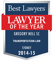 Lawyer of the Year Badge - 2014-15 - Transportation Law