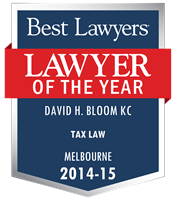 Lawyer of the Year Badge - 2014-15 - Tax Law