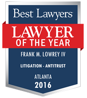 Lawyer of the Year Badge - 2016 - Litigation - Antitrust