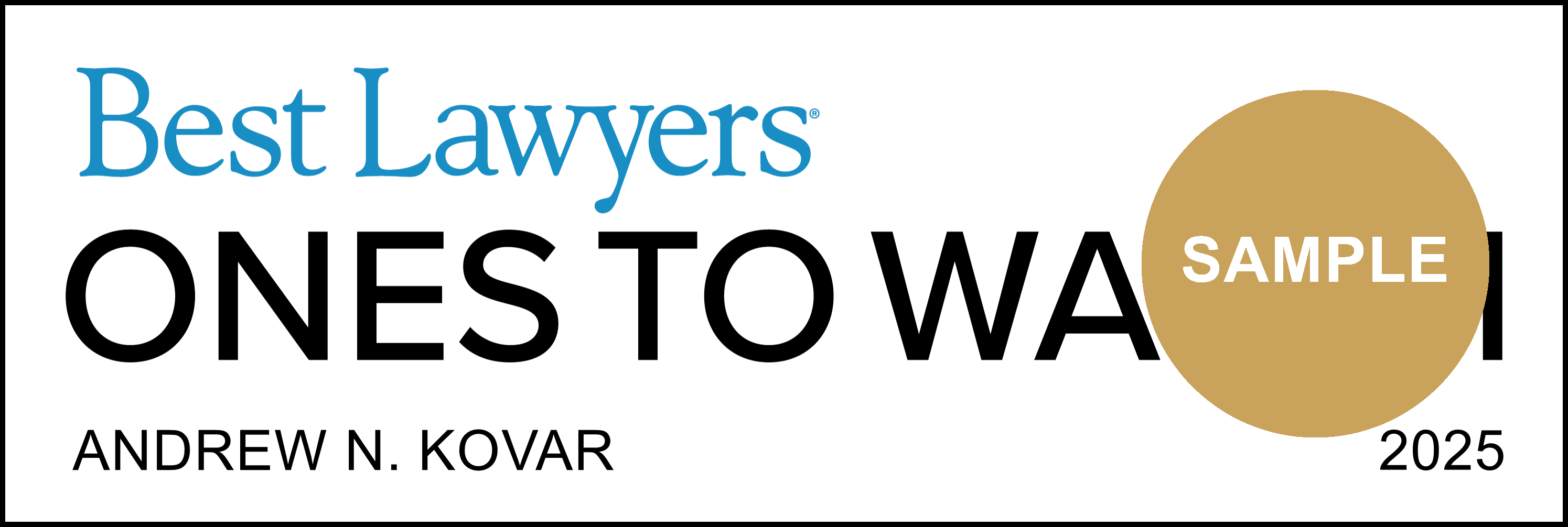 Ones To Watch - Lawyer Logo