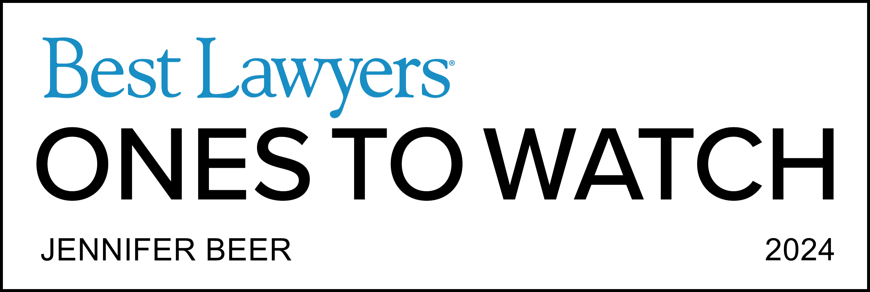 Ones To Watch - Lawyer Logo