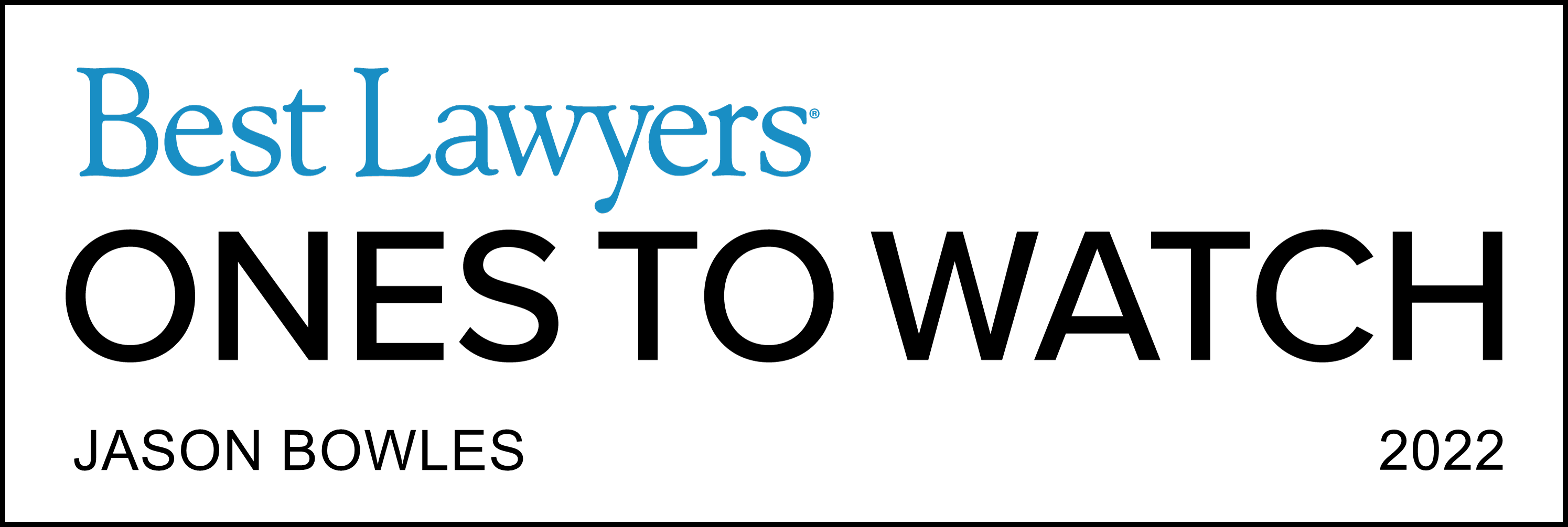 Ones To Watch - Lawyer Logo