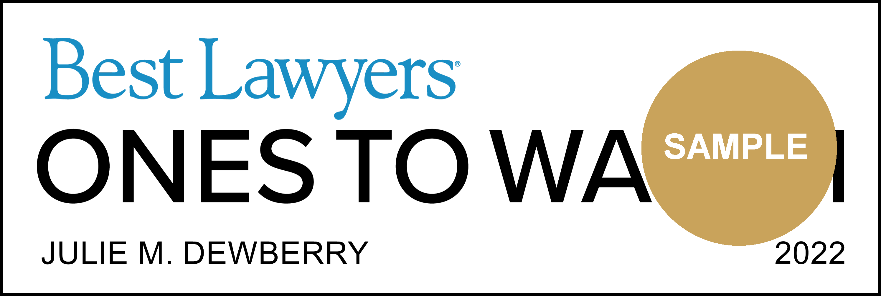 Ones To Watch - Lawyer Logo