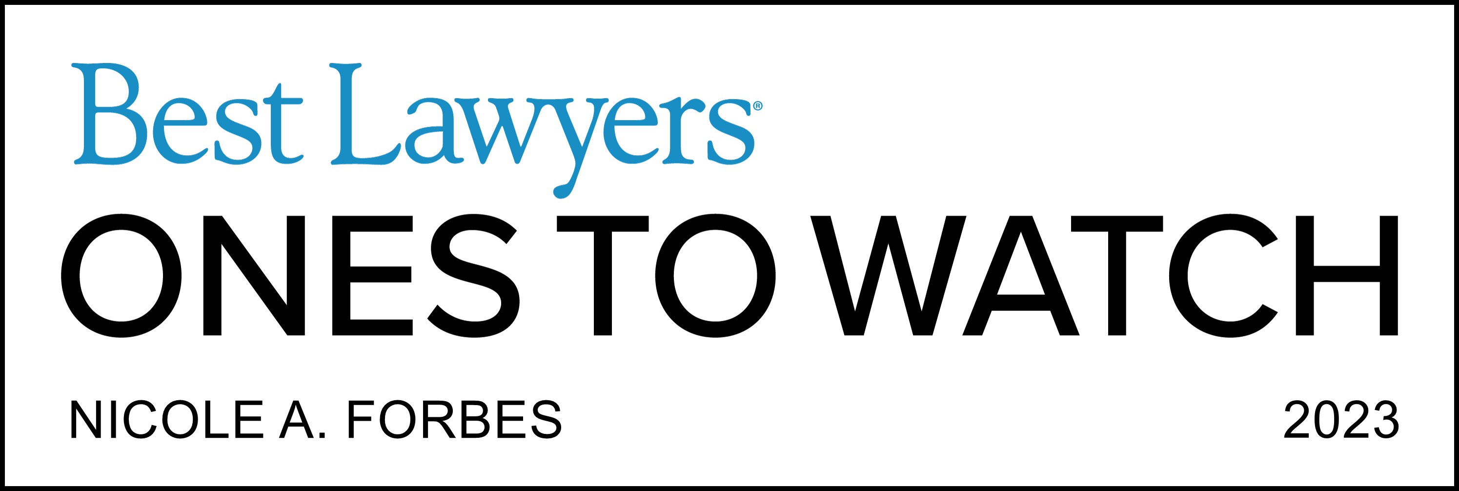 Ones To Watch - Lawyer Logo
