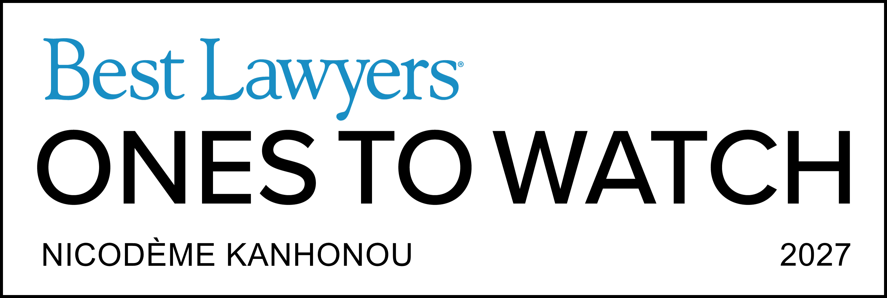 Ones To Watch - Lawyer Logo Ones To Watch - Lawyer Logo