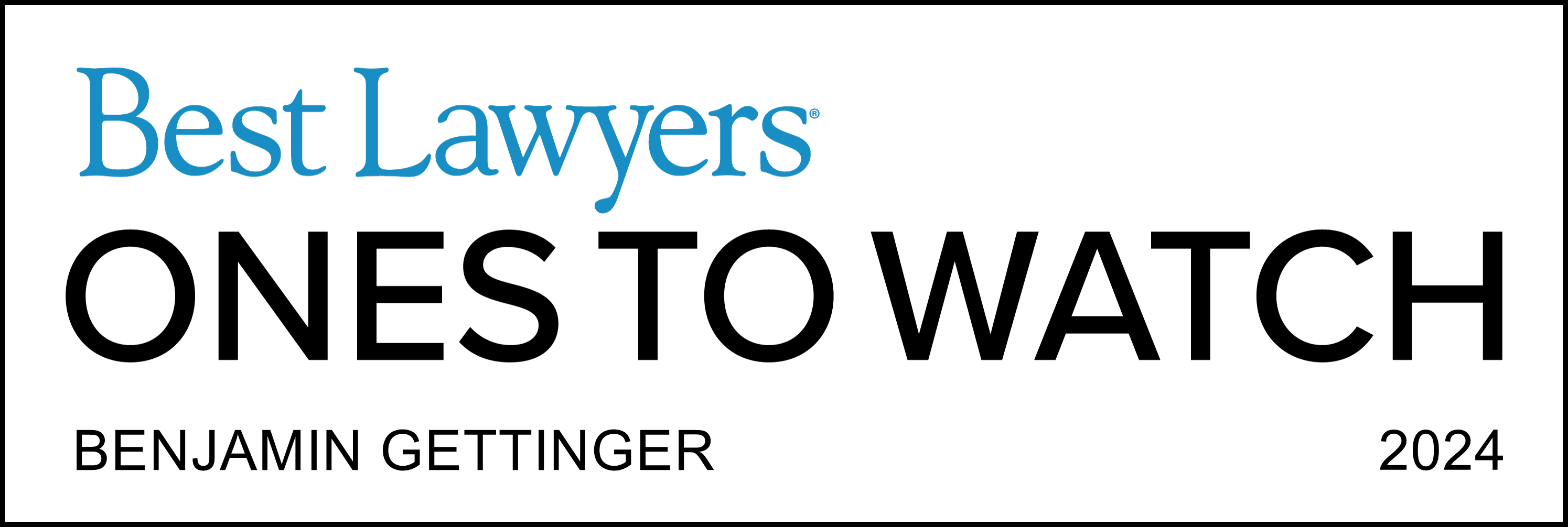 Ones To Watch - Lawyer Logo