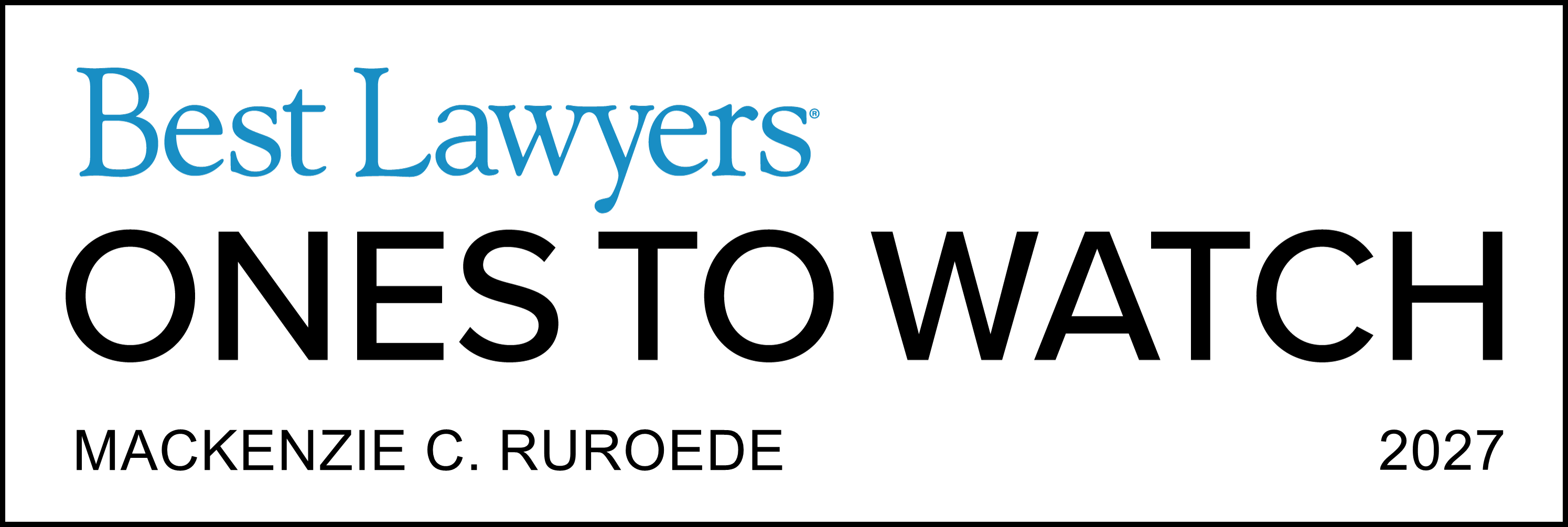 Ones To Watch - Lawyer Logo