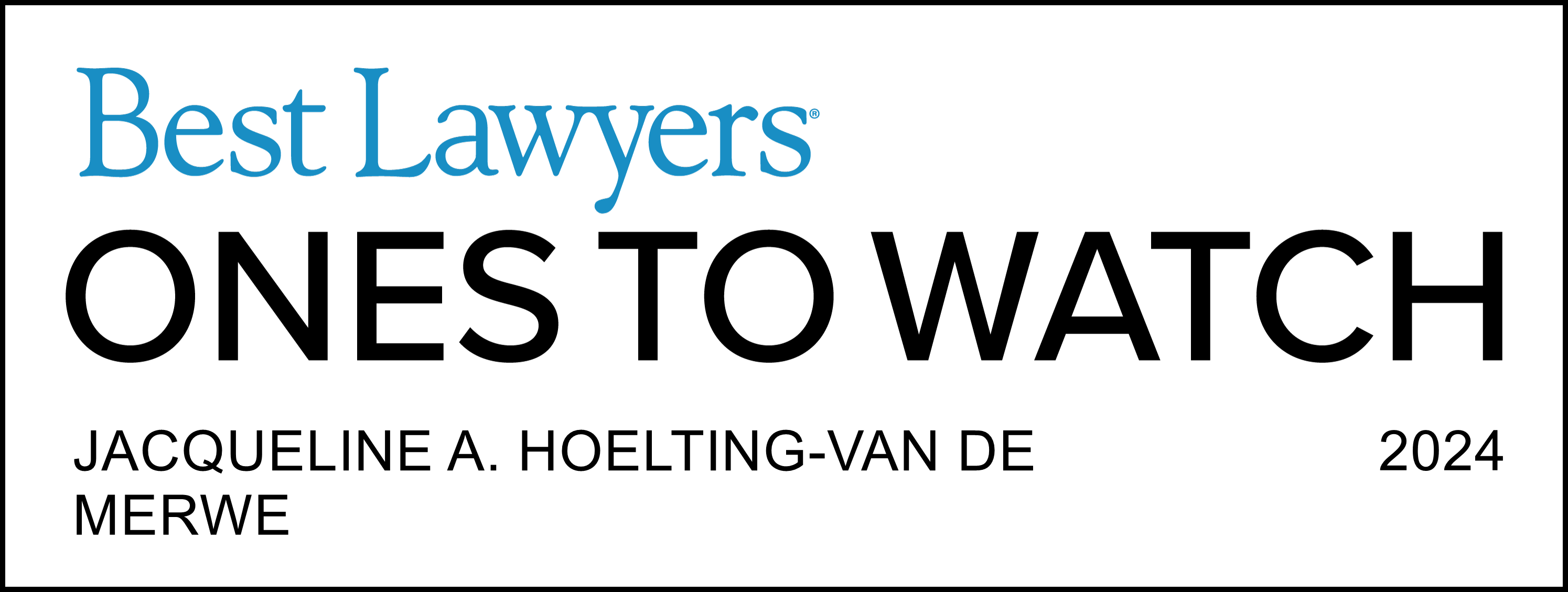 Ones To Watch - Lawyer Logo