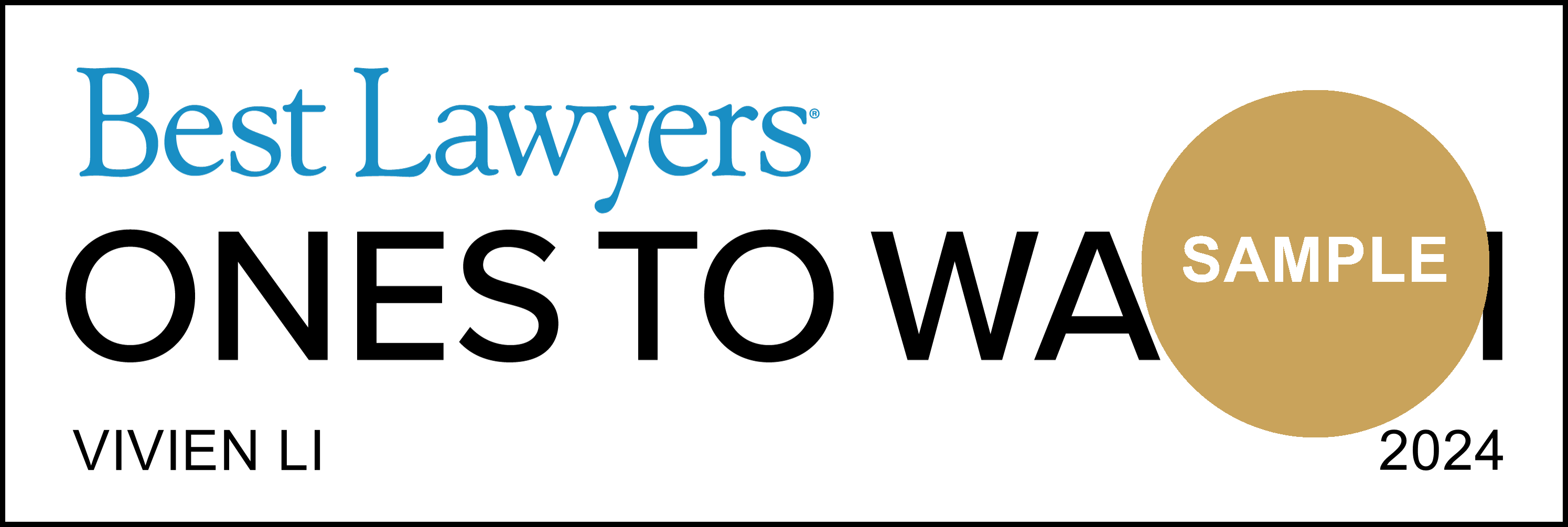 Ones To Watch - Lawyer Logo