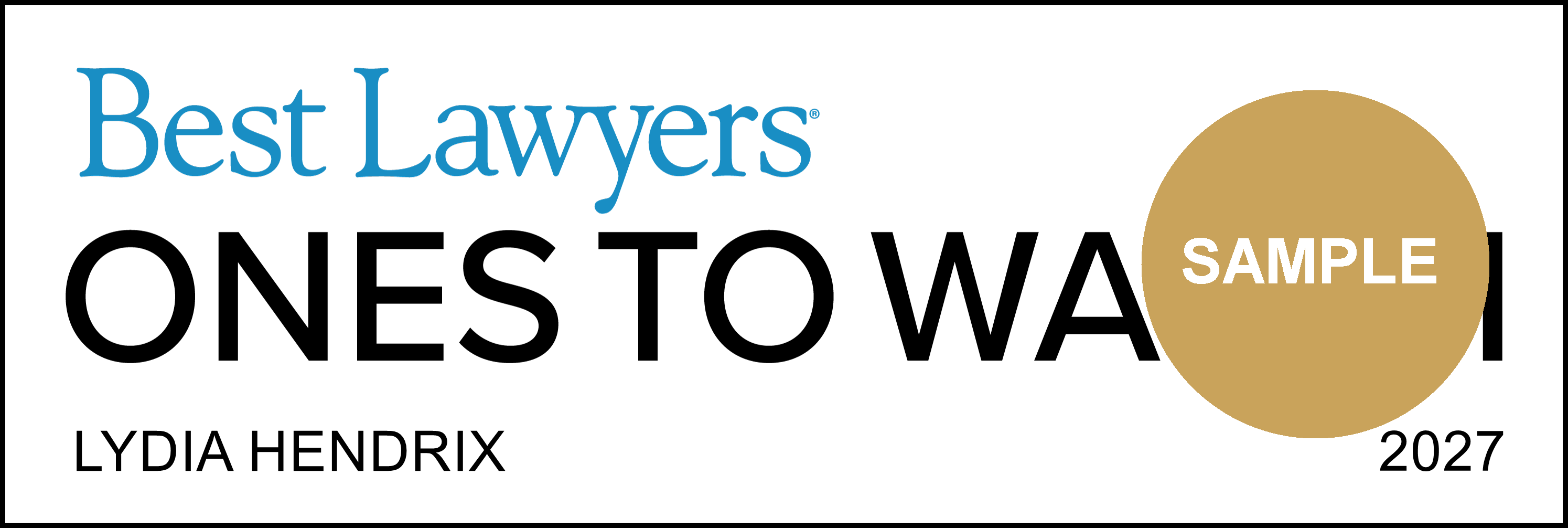 Ones To Watch - Lawyer Logo