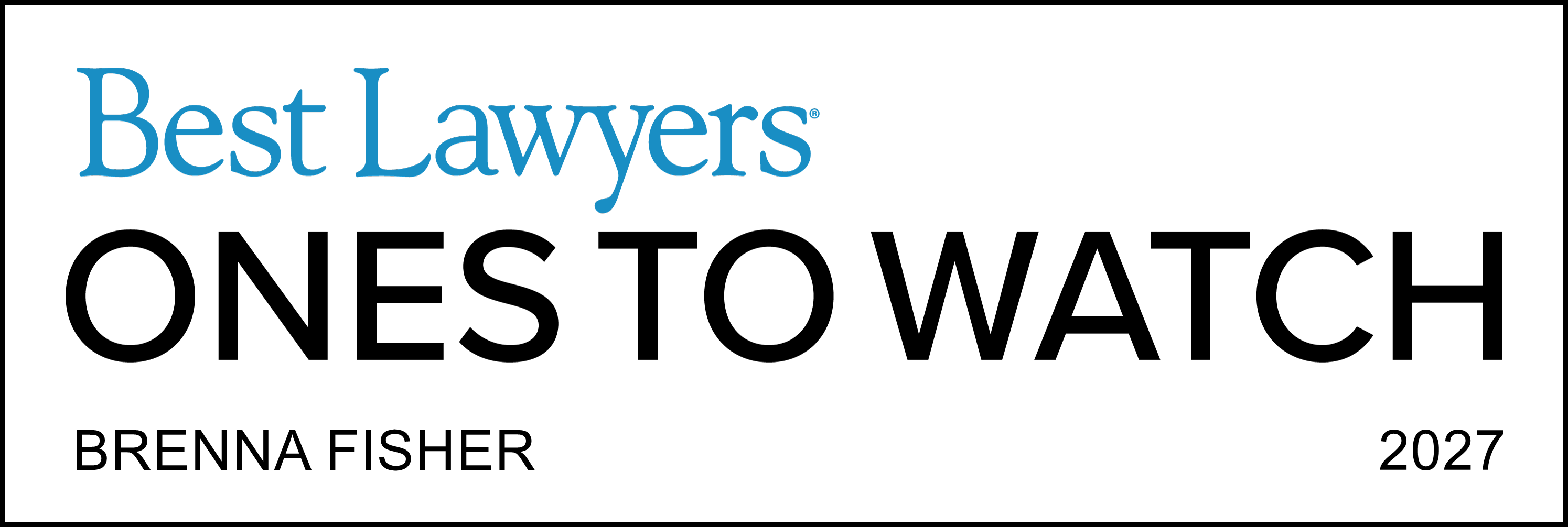 Ones To Watch - Lawyer Logo Ones To Watch - Lawyer Logo