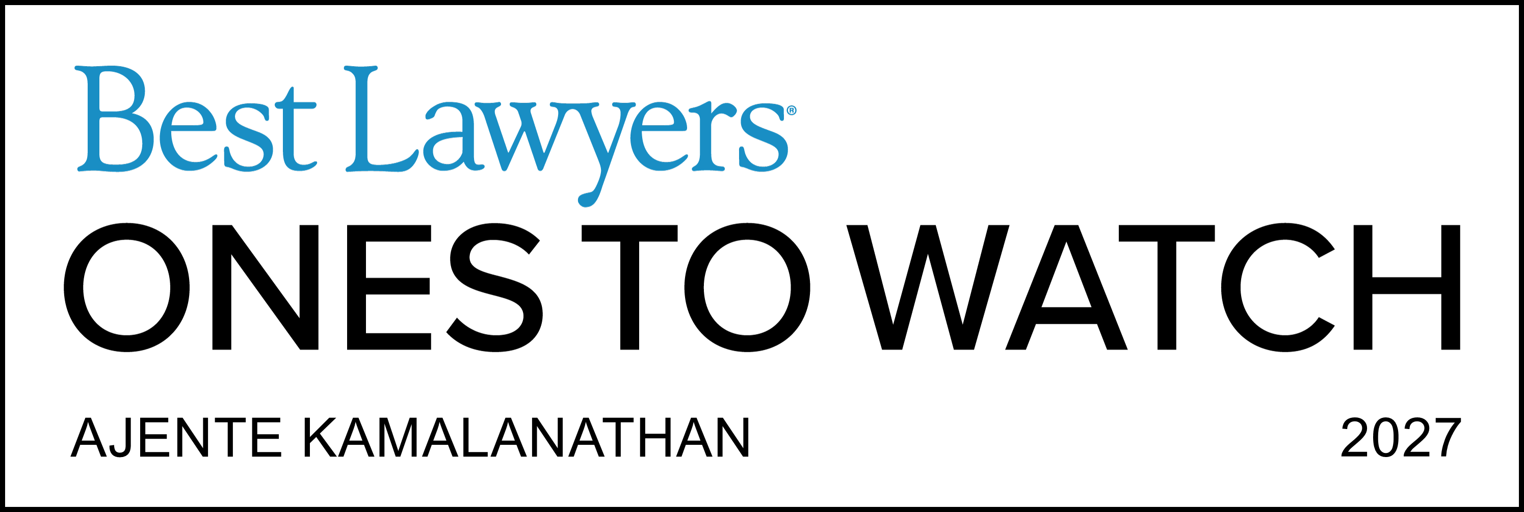 Ones To Watch - Lawyer Logo