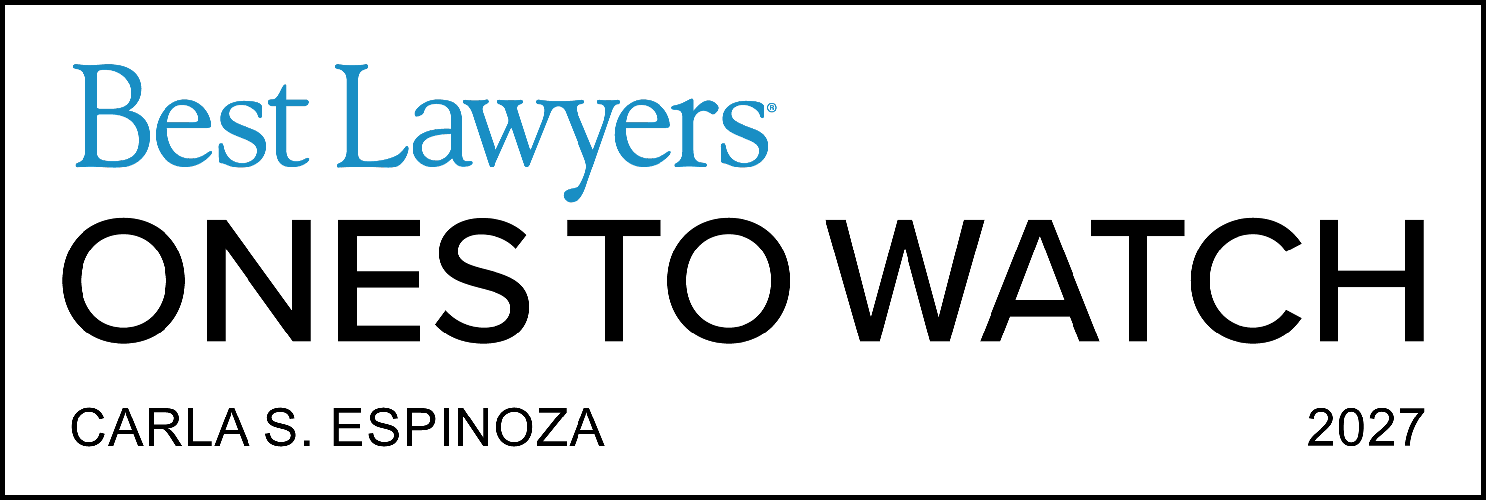 Ones To Watch - Lawyer Logo Ones To Watch - Lawyer Logo