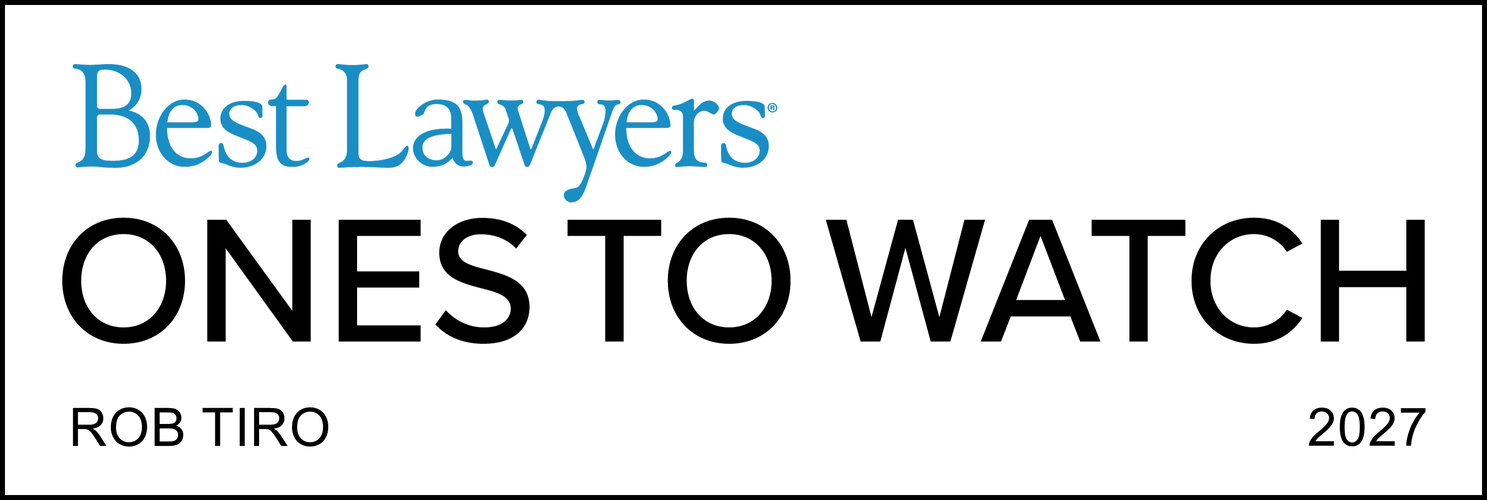 Ones To Watch - Lawyer Logo