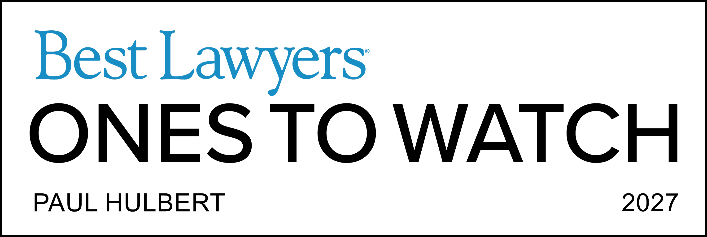 Ones To Watch - Lawyer Logo