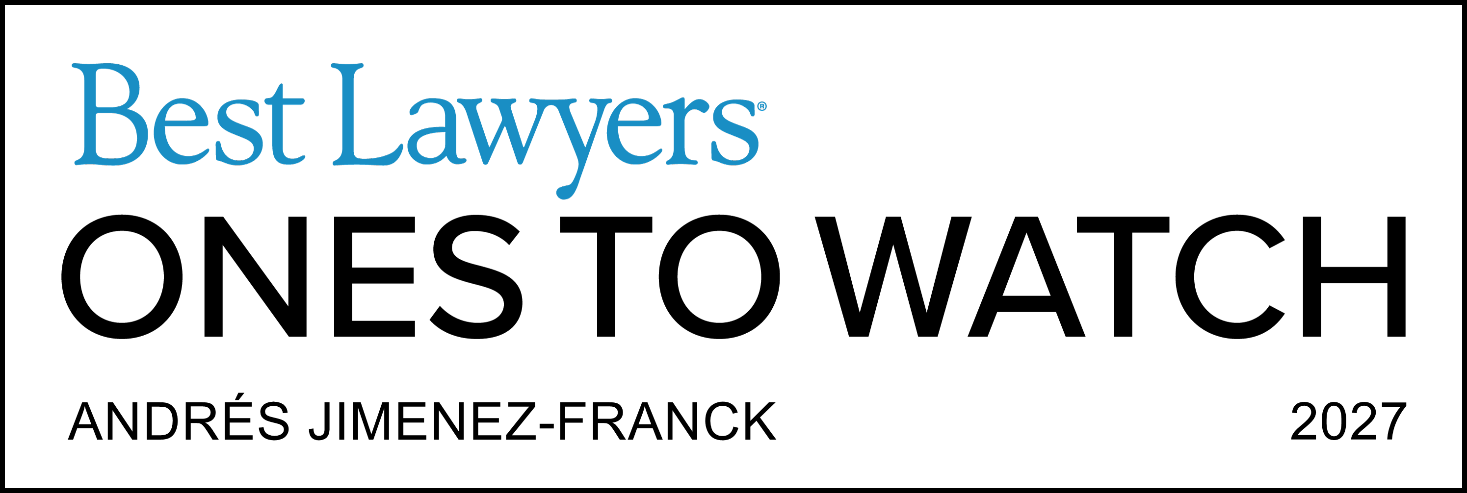 Ones To Watch - Lawyer Logo Ones To Watch - Lawyer Logo