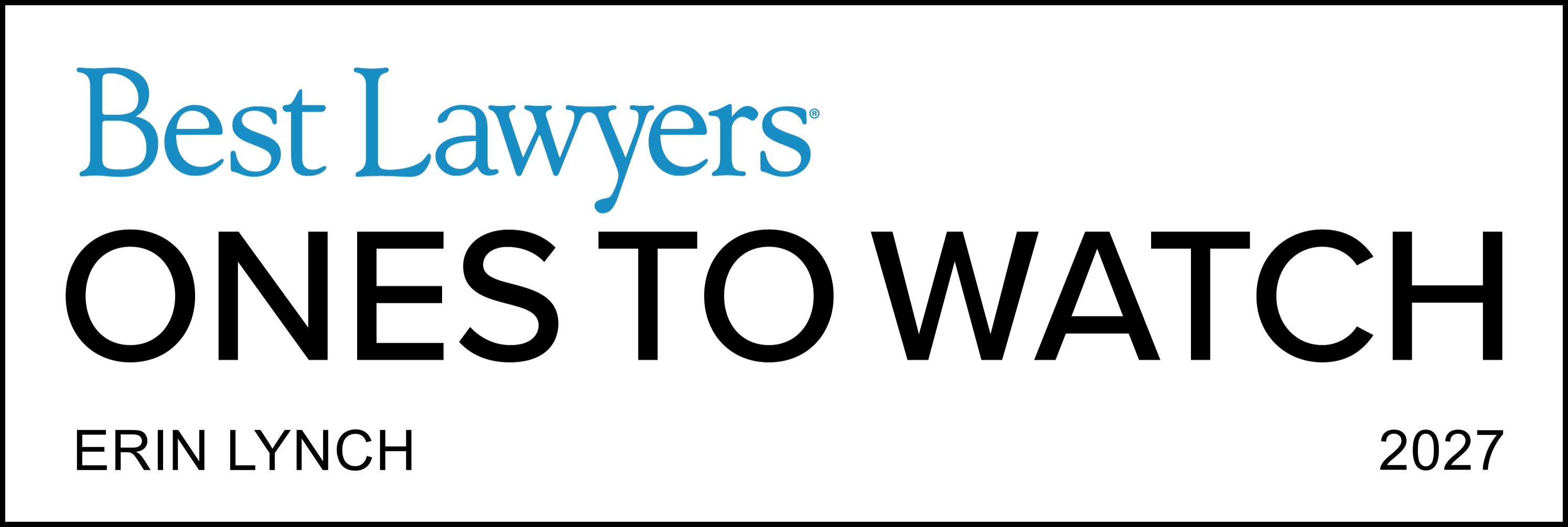 Ones To Watch - Lawyer Logo