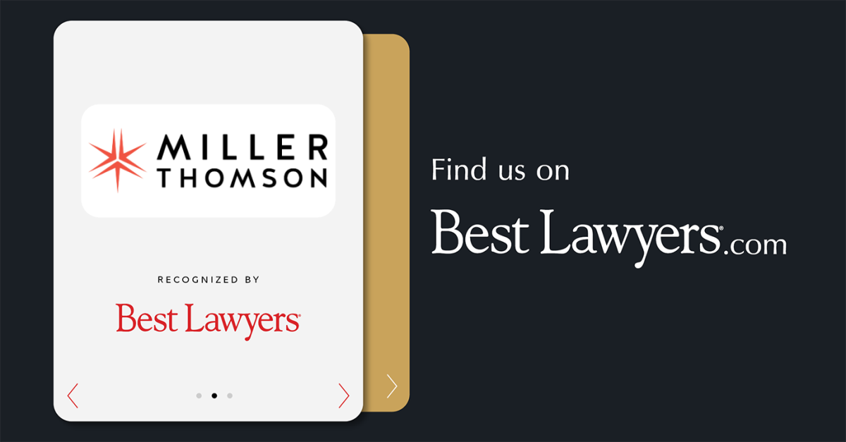 Miller Thomson LLP Canada Firm Best Lawyers