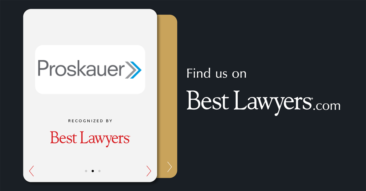 Proskauer Rose LLP Brazil Firm Best Lawyers