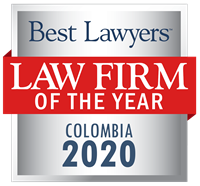 Law Firm of the Year Badge for 2020 Colombia