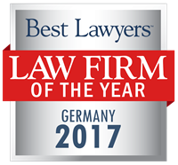 Law Firm of the Year Badge for 2017 Germany