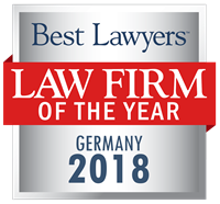 Law Firm of the Year Badge for 2018 Germany