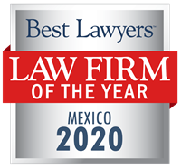 Law Firm of the Year Badge for 2020 Mexico